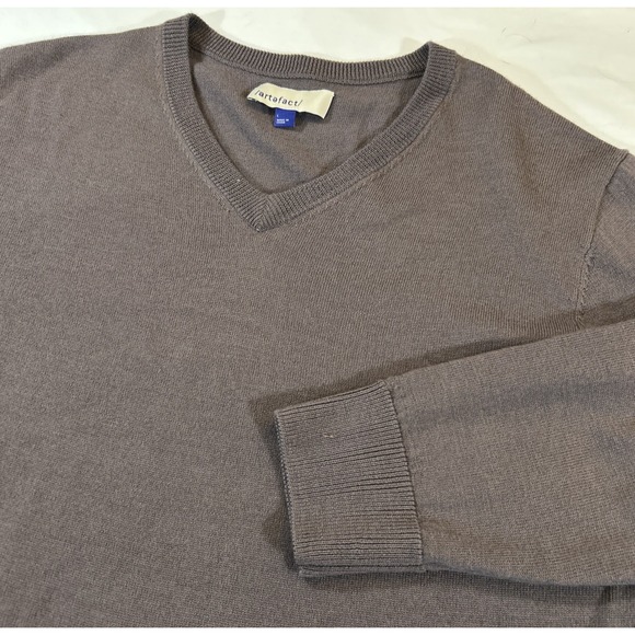 Artefact Other - Artefact 100% Merino Wool V Neck Pullover Sweater Size Large Dusty Purple